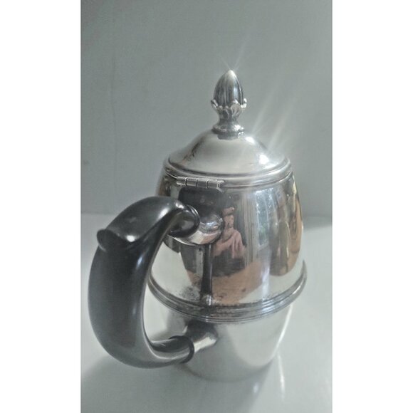 Antique Silver Plated Tea Pot Stamped E.P. Copper pattern 1586 1920-1930 - Picture 8 of 12